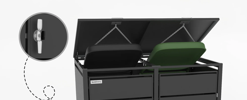 Kastrex Staal Containerombouw — stijl en orde voor je buitenruimte