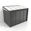 Kastrex Tuinkamer Aluminium - Luxe Buitenruimte met Polycarbonaat Dak - Privacy Glas - Gratis Montage - Antraciet