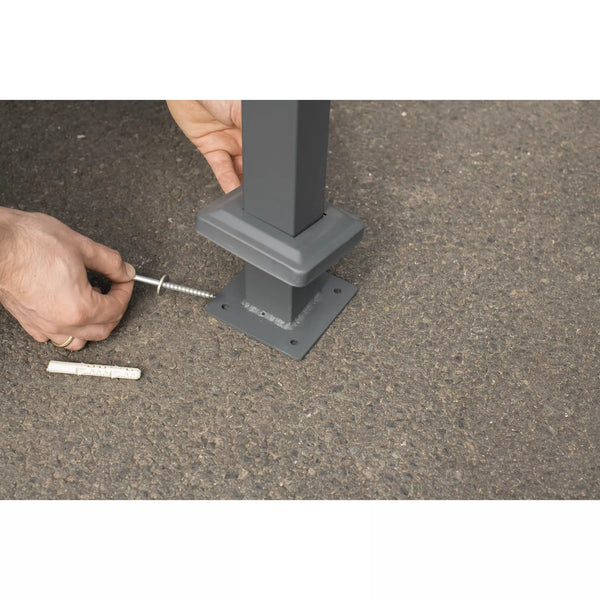 Armoire de conversion pour conteneur Kastrex - Pour 1 bac - Résistante aux intempéries et sans entretien - Acier revêtu