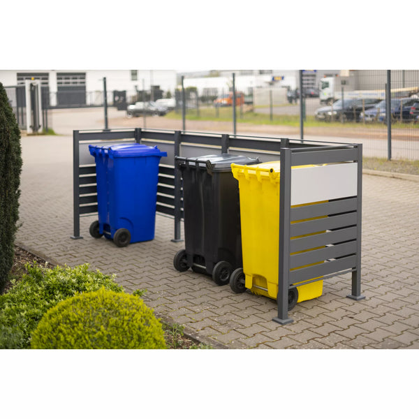 Kastrex Container Conversion Cabinet - For 1 Bin - Weatherproof & Maintenance-free - Coated Steel