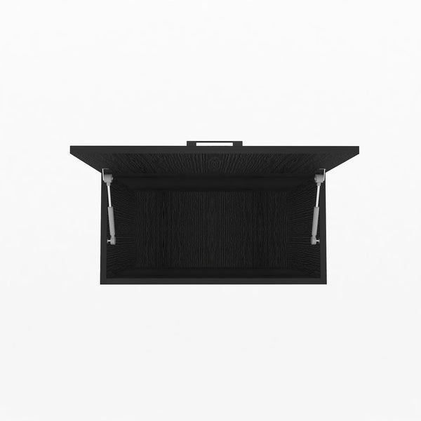 Wasmachinekast 1 delig - 45x35x67cm – Zwart Eiken