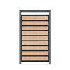 Armoire de conversion pour conteneur Kastrex - Pour 1 bac - Résistante aux intempéries et sans entretien - Acier revêtu