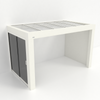 Kastrex Premium Tuinkamer Aluminium - Luxe Buitenruimte met Privacy Glas - Gratis Montage – White