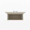 Meuble pour machine à laver, 1 pièce - 67 x 20 x 67 cm – Gris