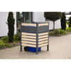 Kastrex Container Conversion Cabinet - For 1 Bin - Weatherproof & Maintenance-free - Coated Steel