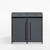 Armoire de conversion pour conteneurs Kastrex - Pour 2 poubelles à roulettes - Résistante aux intempéries et sans entretien - Acier revêtu