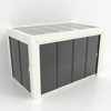 Kastrex Premium Tuinkamer Aluminium - Luxe Buitenruimte met Privacy Glas - Gratis Montage – White