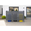 Kastrex Container Conversion Cabinet - For 1 Bin - Weatherproof & Maintenance-free - Coated Steel