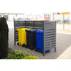 Kastrex Container Conversion Cabinet - For 1 Bin - Weatherproof & Maintenance-free - Coated Steel