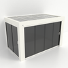 Kastrex Premium Tuinkamer Aluminium - Luxe Buitenruimte met Privacy Glas - Gratis Montage – White