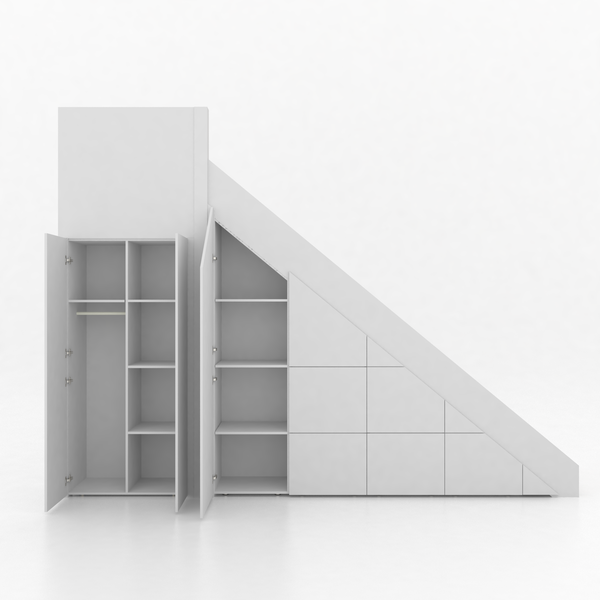 Trapkast Draai boven met 6 Lade 250-320cm