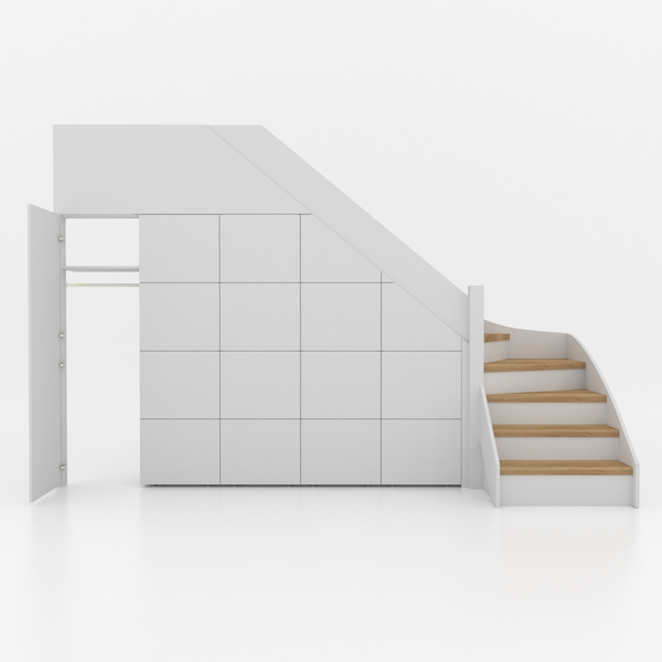 Trapkast Draai Onder met 15 Lade 250-320cm