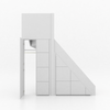 Trapkast Draai boven met 7 Lade 100-150cm Large