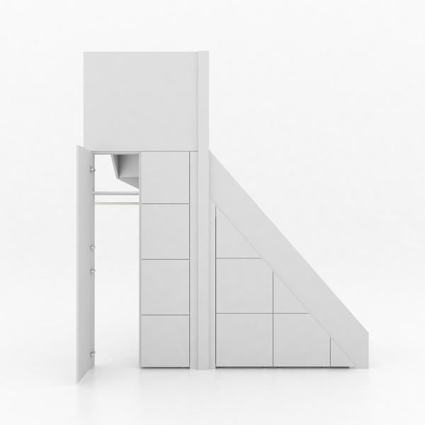 Trapkast Draai boven met 7 Lade 100-150cm Large