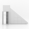 Trapkast Draai boven met 6 Lade 250-320cm