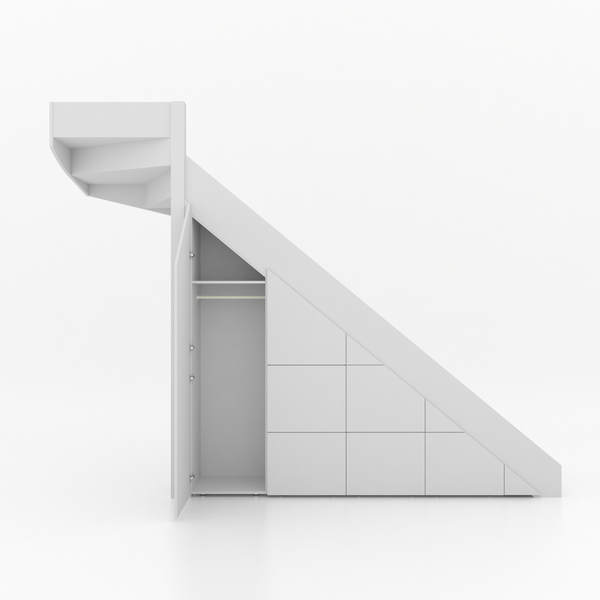 Trapkast Draai boven met 6 Lade 200-250cm