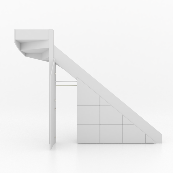 Trapkast Draai boven met 6 Lade 200-250cm