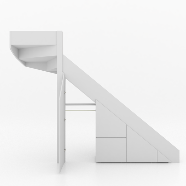 Trapkast Draai boven met 3 Lade 150-200cm
