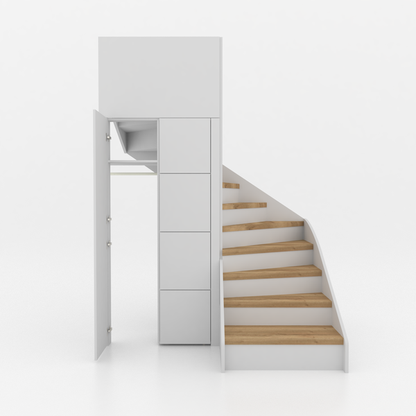 Trapkast Rond met 4 Lade 50-100cm