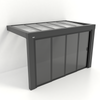 Kastrex Premium Tuinkamer Aluminium - Luxe Buitenruimte met Privacy Glas - Gratis Montage – Antraciet