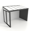 Kastrex Tuinkamer Aluminium - Luxe Buitenruimte met Polycarbonaat Dak - Gratis Montage - Antraciet