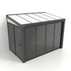 Kastrex Tuinkamer Aluminium - Luxe Buitenruimte met Polycarbonaat Dak - Privacy Glas - Gratis Montage - Antraciet