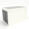 Kastrex Premium Terrasoverkapping Aluminium - Luxe Buitenruimte met Privacy Glas - Gratis Montage - Wit