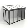 Kastrex Tuinkamer Aluminium - Luxe Buitenruimte met Polycarbonaat Dak - Gratis Montage - Antraciet