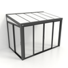 Kastrex Tuinkamer Aluminium - Luxe Buitenruimte met Polycarbonaat Dak - Gratis Montage - Antraciet