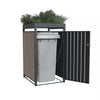 Armoire de conversion pour conteneur Kastrex - Pour 1 bac - Résistante aux intempéries et sans entretien - Acier revêtu