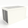 Kastrex Premium Terrasoverkapping Aluminium - Luxe Buitenruimte met Privacy Glas - Gratis Montage - Wit
