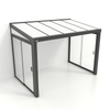 Kastrex Tuinkamer Aluminium - Luxe Buitenruimte met Polycarbonaat Dak - Gratis Montage - Antraciet
