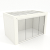 Kastrex Premium Terrasoverkapping Aluminium - Luxe Buitenruimte met Glazen Dak - Gratis Montage – Wit