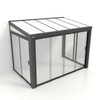 Kastrex Tuinkamer Aluminium - Luxe Buitenruimte met Polycarbonaat Dak - Gratis Montage - Antraciet