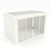 Kastrex Premium Terrasoverkapping Aluminium - Luxe Buitenruimte met Glazen Dak - Gratis Montage – Wit