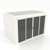 Kastrex Premium Terrasoverkapping Aluminium - Luxe Buitenruimte met Privacy Glas - Gratis Montage - Wit