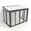Kastrex Tuinkamer Aluminium - Luxe Buitenruimte met Polycarbonaat Dak - Gratis Montage - Antraciet