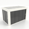 Kastrex Premium Terrasoverkapping Aluminium - Luxe Buitenruimte met Privacy Glas - Gratis Montage - Wit