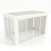 Kastrex Premium Terrasoverkapping Aluminium - Luxe Buitenruimte met Glazen Dak - Gratis Montage – Wit