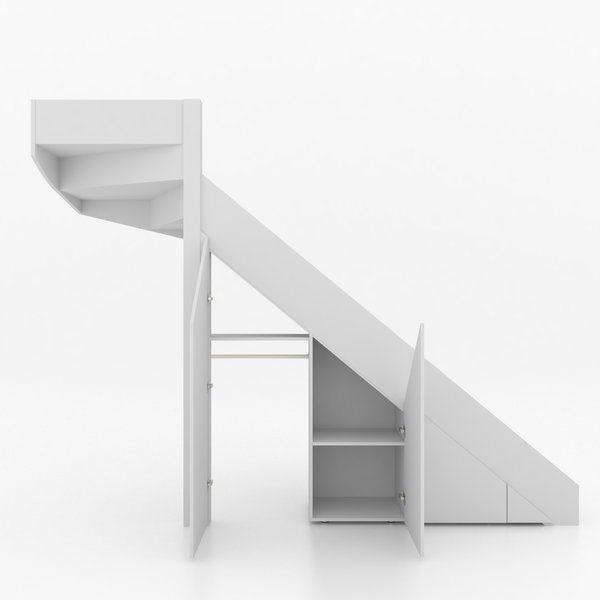 Trapkast Draai boven met 1 Lade 150-200cm