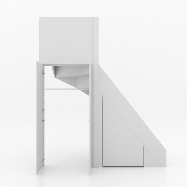 Trapkast Draai boven met 1 Lade 50-100cm Large