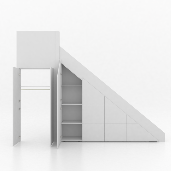 Trapkast Draai boven met 6 Lade 250-320cm