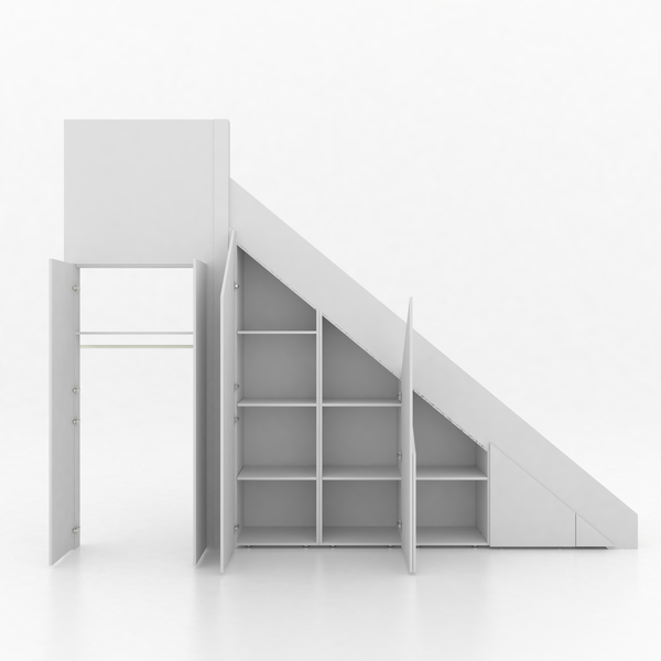 Trapkast Draai boven met 1 Lade 250-320cm