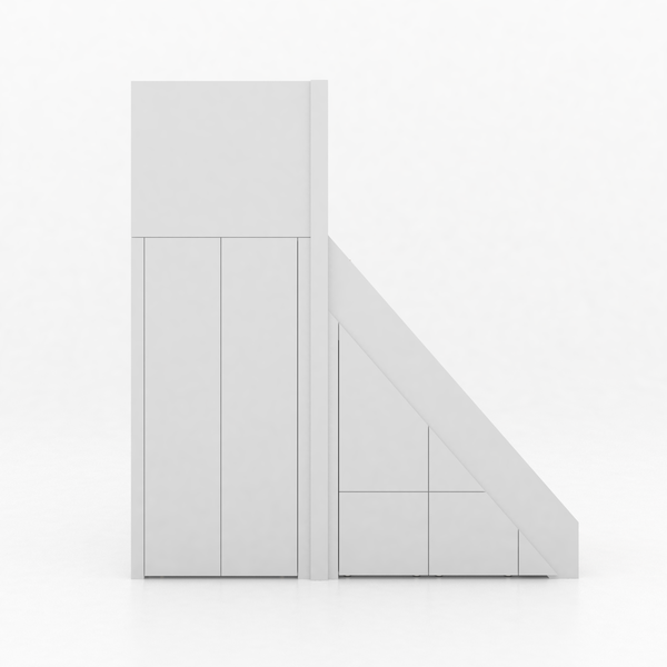 Trapkast Draai boven met 3 Lade 100-150cm Large