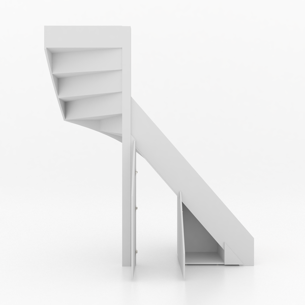 Trapkast Draai boven 100-150cm