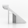 Trapkast Draai boven met 3 Lade 200-250cm