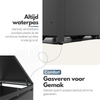 Kastrex Container Ombouw Kast - Voor 2 Kliko's - Weerbestendig & Onderhoudsvrij - Gecoat Staal