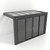 Kastrex Premium Tuinkamer Aluminium - Luxe Buitenruimte met Privacy Glas - Gratis Montage – Antraciet