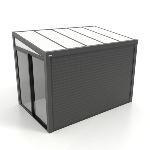 Kastrex Terrasoverkapping Aluminium – Luxe Buitenleven– Gratis Montage - Antraciet