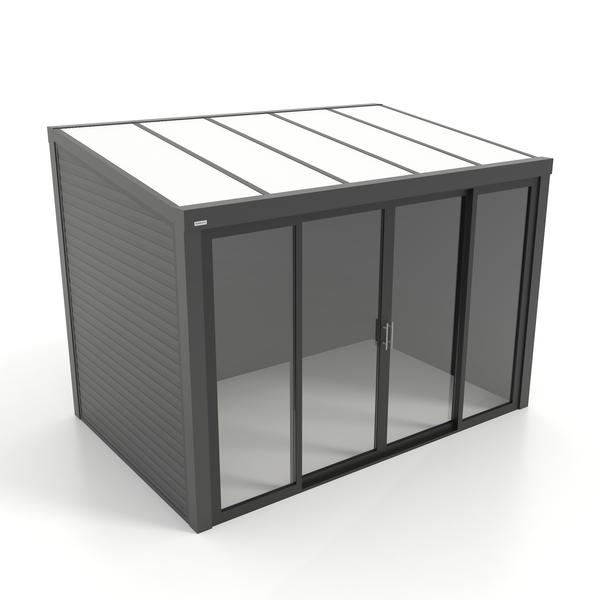 Kastrex Terrasoverkapping Aluminium – Luxe Buitenleven– Gratis Montage - Antraciet